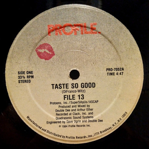 File 13 - Taste So Good