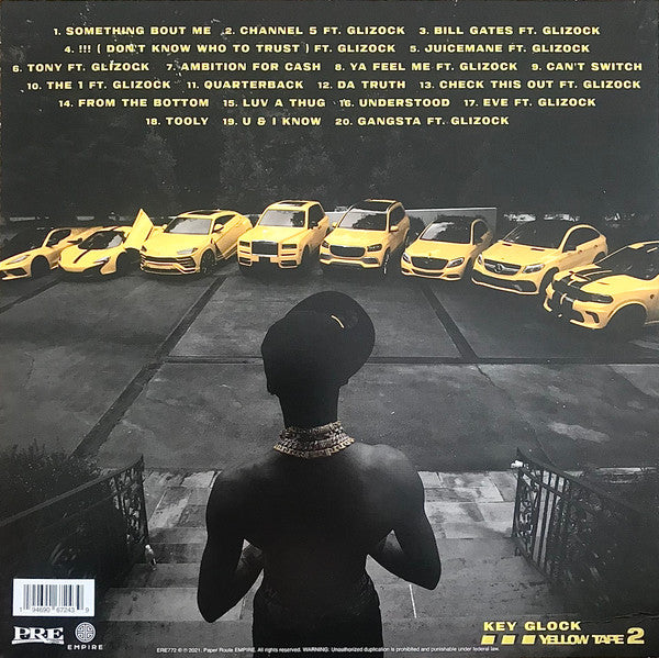 Key Glock - Yellow Tape 2 [YELLOW VINYL]