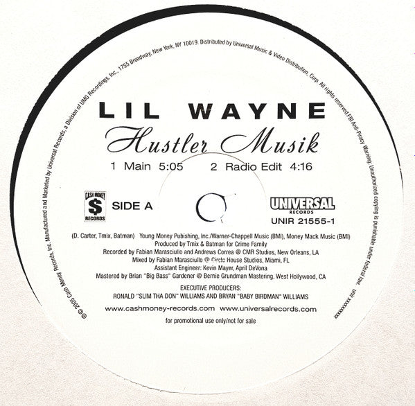 Lil Wayne - Hustler Musik