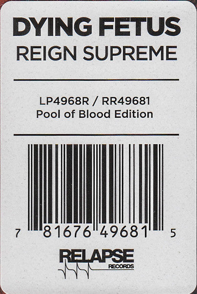 Dying Fetus - Reign Supreme