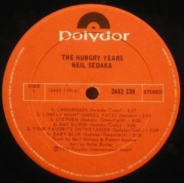 Neil Sedaka - The Hungry Years