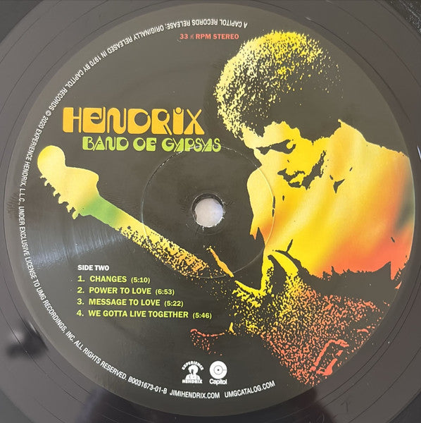 Jimi Hendrix - Band Of Gypsys
