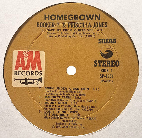 Booker T. Jones - Home Grown
