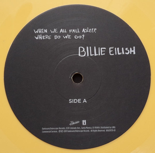Billie Eilish - When We All Fall Asleep, Where Do We Go? [PALE YELLOW VINYL]