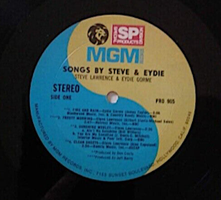 Songs By Steve And Eydie