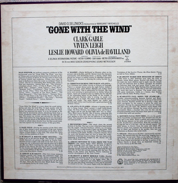 Gone With The Wind (Original Soundtrack Album)