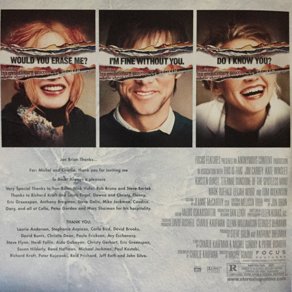 Jon Brion - Eternal Sunshine Of The Spotless Mind (Original Soundtrack)