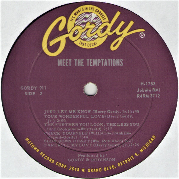 The Temptations - Meet The Temptations