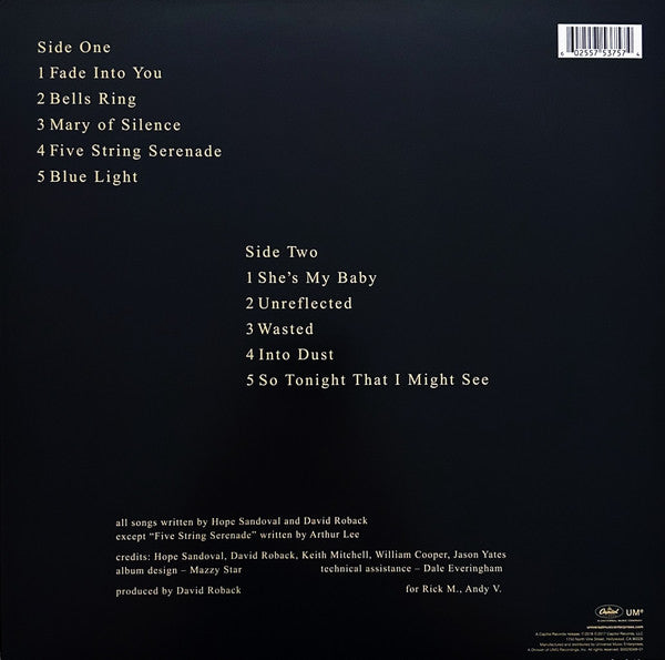 Mazzy Star - So Tonight That I Might See