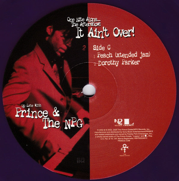 One Nite Alone... The Aftershow: It Ain't Over! (Up Late With Prince & The NPG) [PURPLE VINYL]
