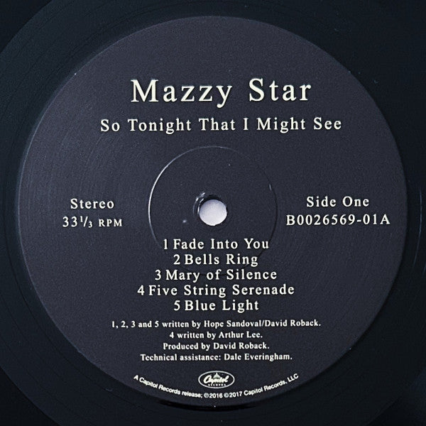 Mazzy Star - So Tonight That I Might See