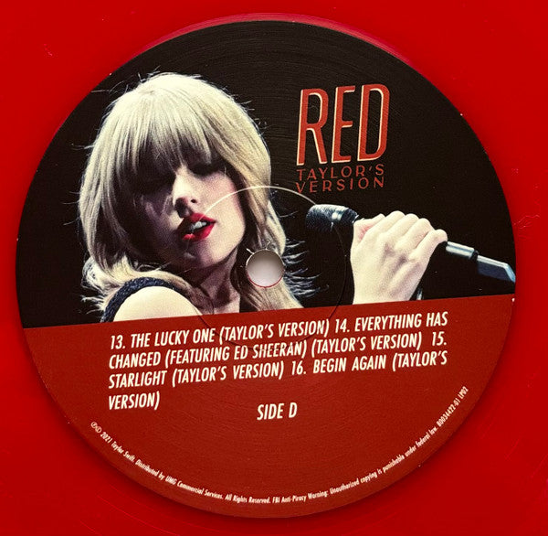 Taylor Swift - Red (Taylor's Version) [4LP RED VINYL]