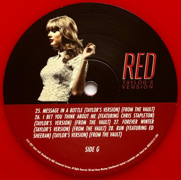 Taylor Swift - Red (Taylor's Version) [4LP RED VINYL]