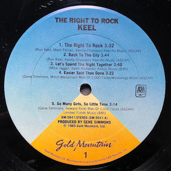 Keel - The Right To Rock