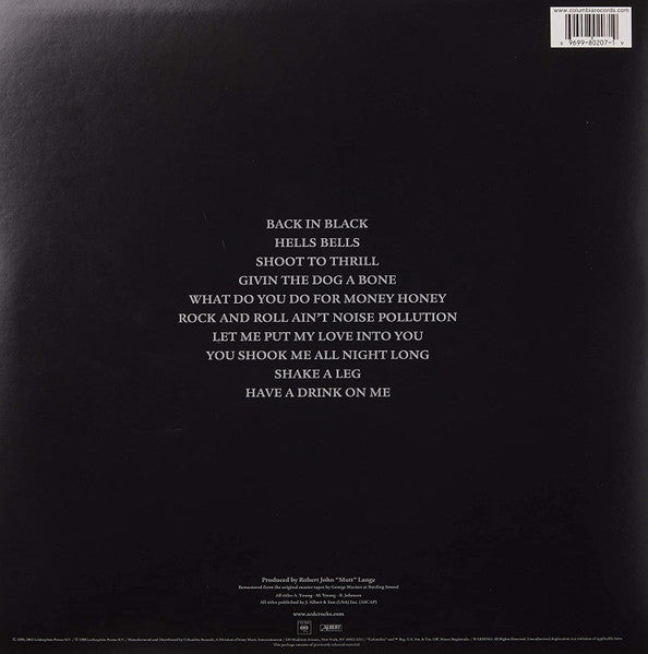 AC/DC - Back In Black [180g]