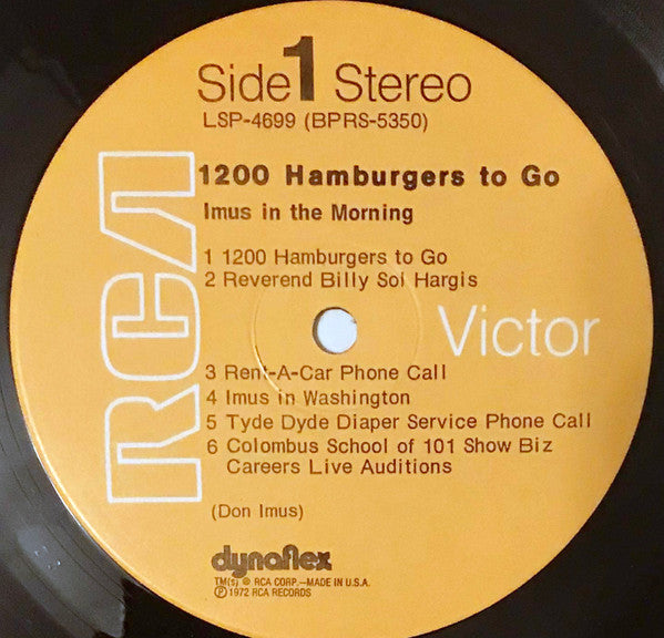 Imus In The Morning - 1200 Hamburgers To Go
