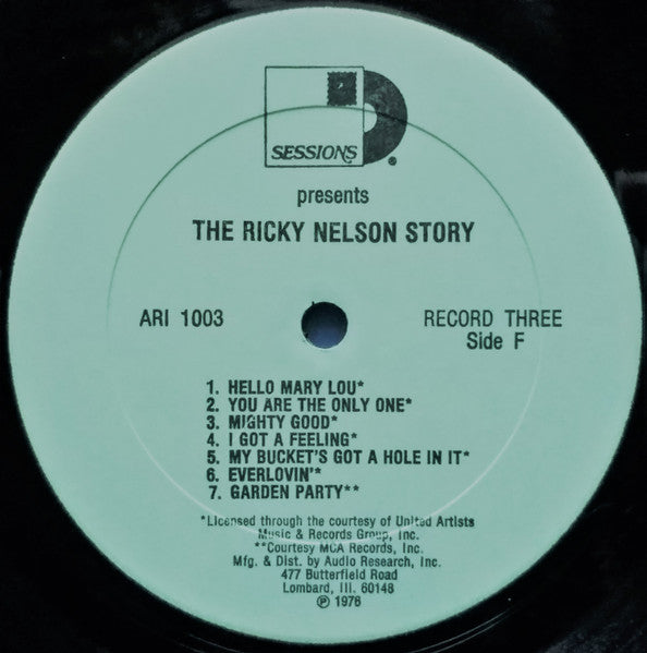 Ricky Nelson (2) - The Ricky Nelson Story