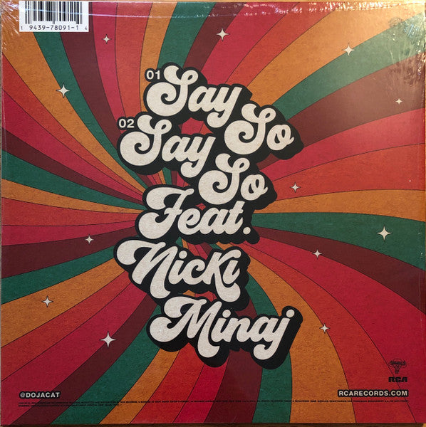 Doja Cat - Say So [COKE BOTTLE CLEAR VINYL]