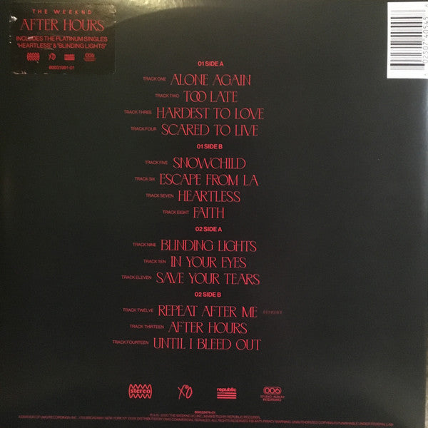 The Weeknd - After Hours