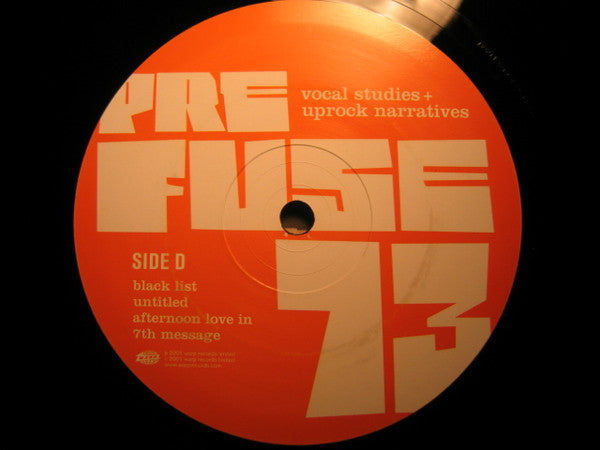 Prefuse 73 - Vocal Studies + Uprock Narratives