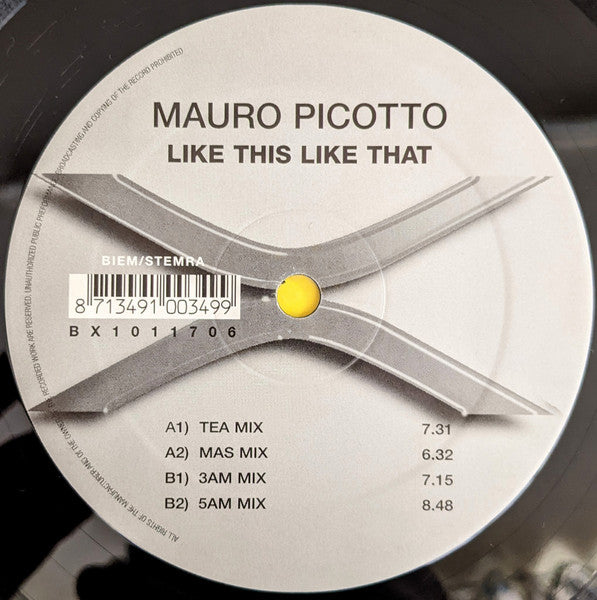 Mauro Picotto - Like This Like That