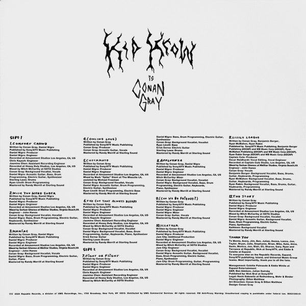 Conan Gray - Kid Krow [SMOKEY GREY VINYL]