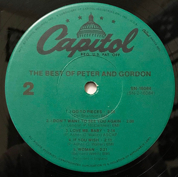Peter & Gordon - The Best Of Peter And Gordon