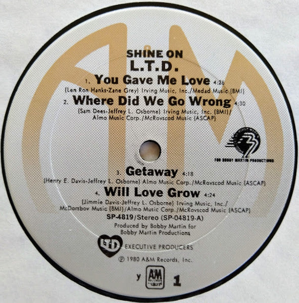 L.T.D. - Shine On