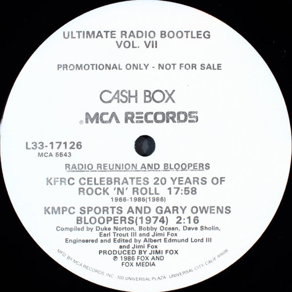 Various - Ultimate Radio Bootleg Vol. VII