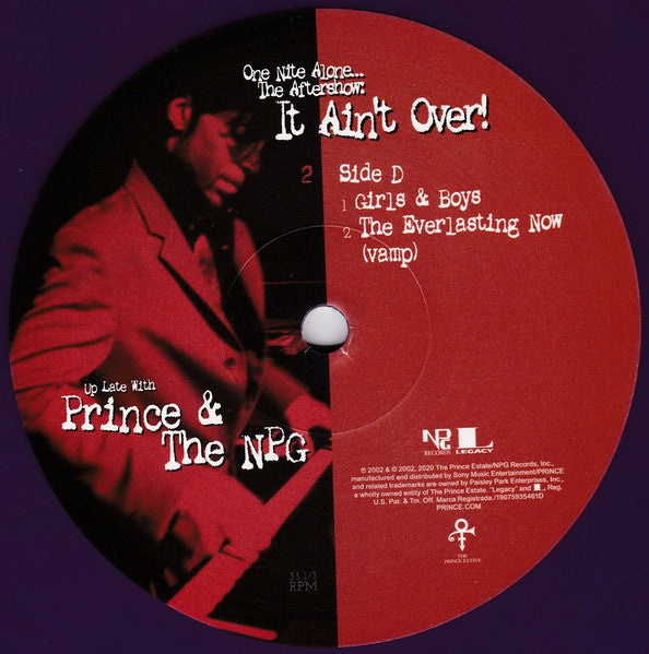 One Nite Alone... The Aftershow: It Ain't Over! (Up Late With Prince & The NPG) [PURPLE VINYL]