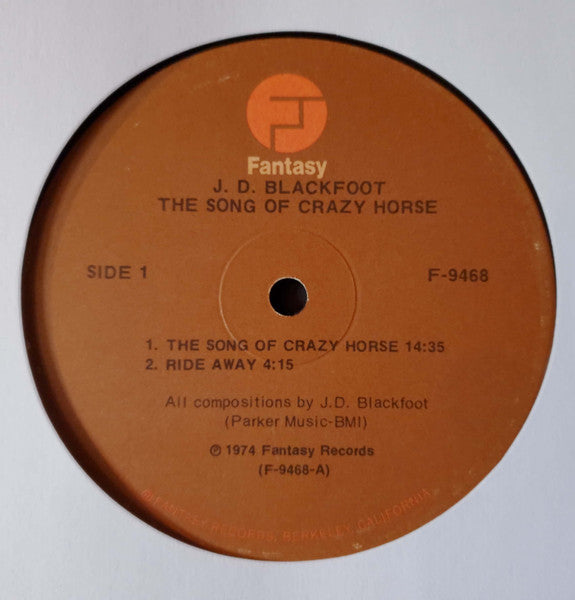 J. D. Blackfoot - The Song Of Crazy Horse