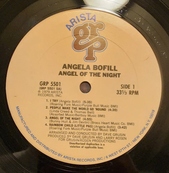 Angela Bofill - Angel Of The Night