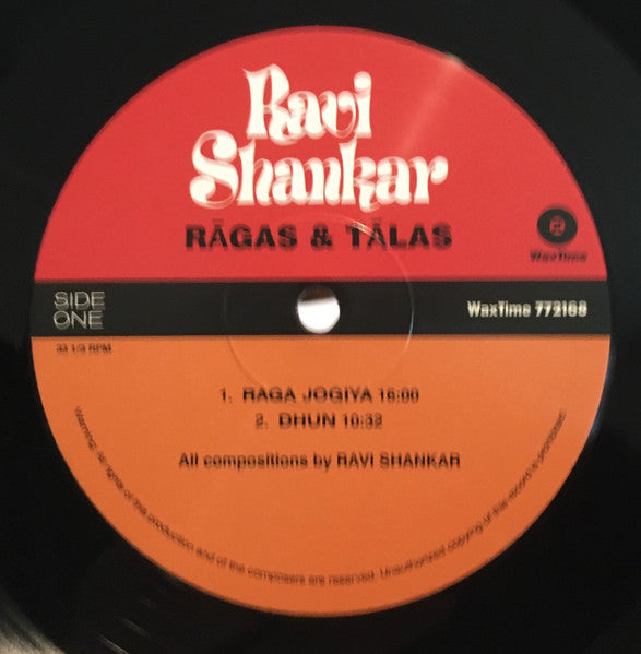Ravi Shankar - Rāgas And Tālas