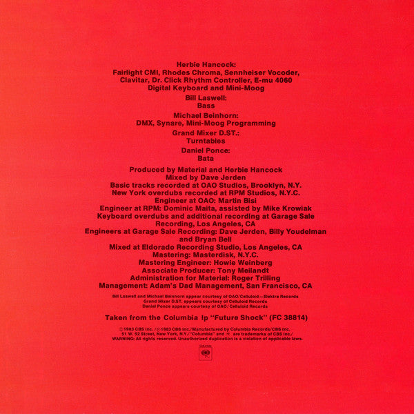 Herbie Hancock - Rockit (Extended Dance Version)