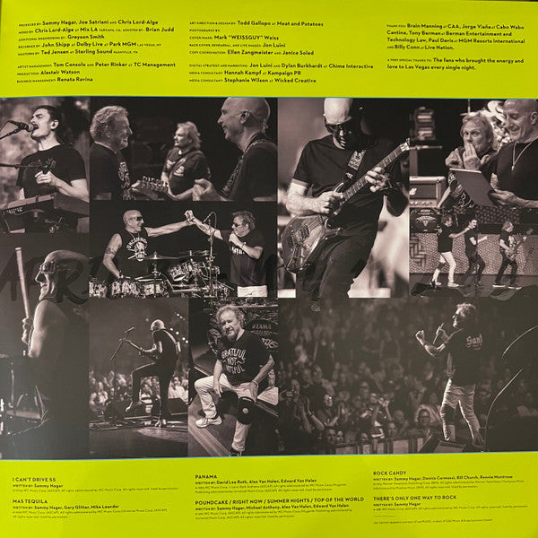 Sammy Hagar - The Residency (BLUE + LIME VINYL)