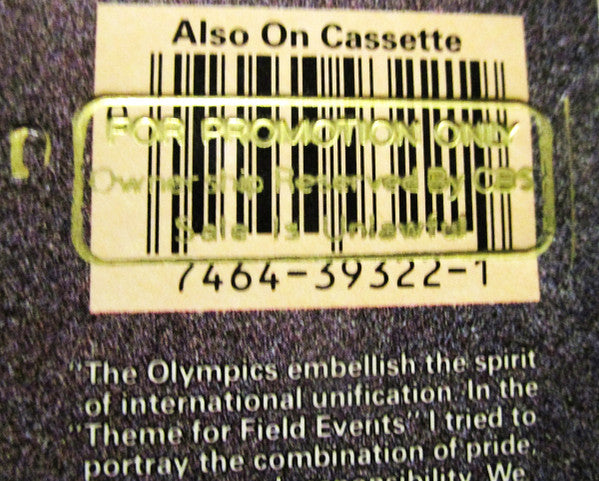 Various - The Official Music Of The XXIIIrd Olympiad Los Angeles 1984