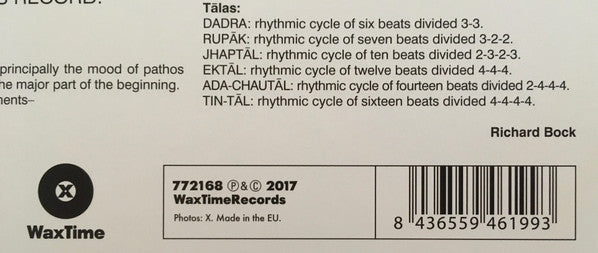 Ravi Shankar - Rāgas And Tālas