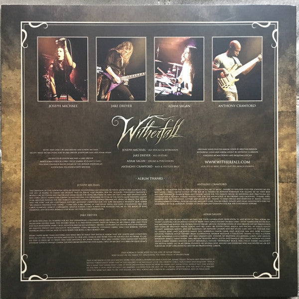 Witherfall - Nocturnes And Requiems [CLEAR VINYL, Ltd. 100 Copies]