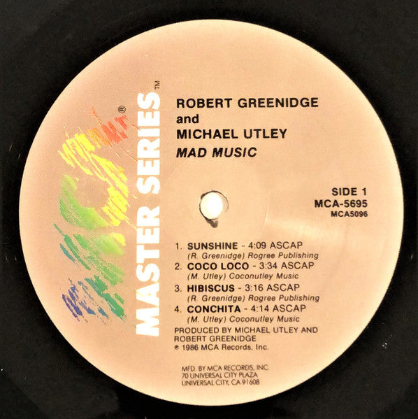 Robert Greenidge - Mad Music