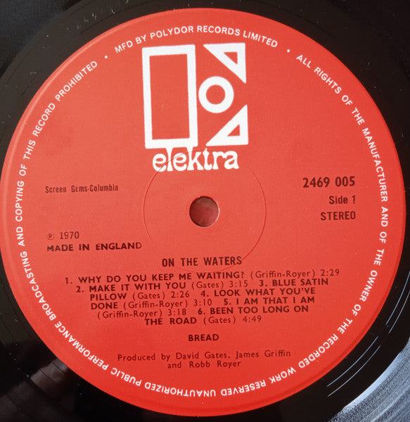 Bread - On The Waters