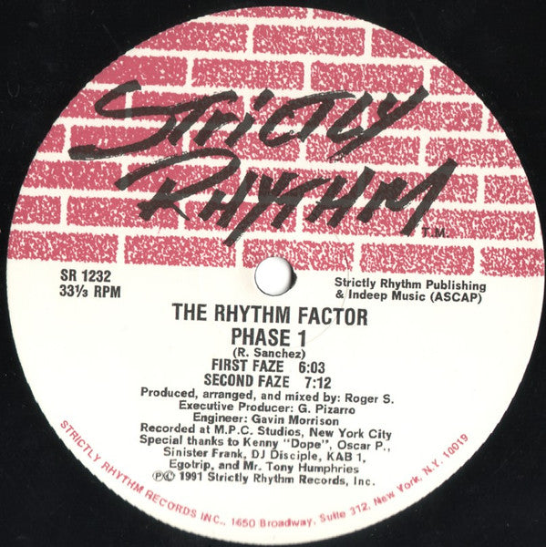 The Rhythm Factor - Phase 1 / Lose Control