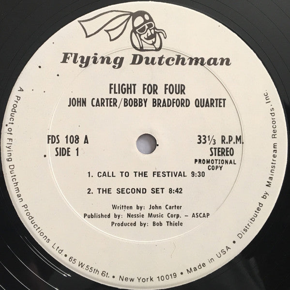 John Carter & Bobby Bradford Quartet - Flight For Four [WHITE LABEL PROMO, 1969]