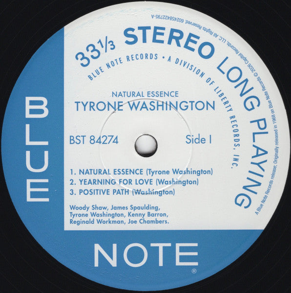 Tyrone Washington - Natural Essence [180g, BLUE NOTE TONE POET SERIES]