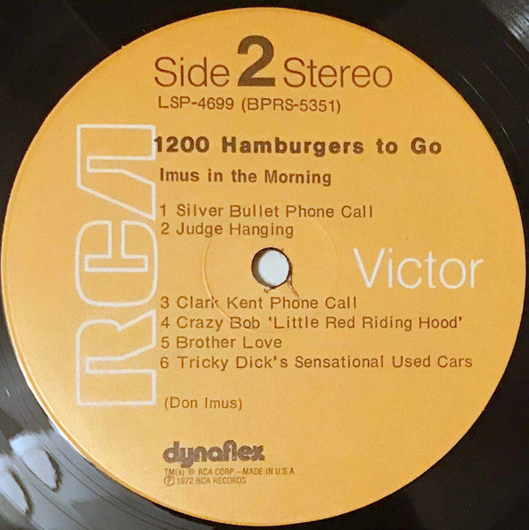 Imus In The Morning - 1200 Hamburgers To Go