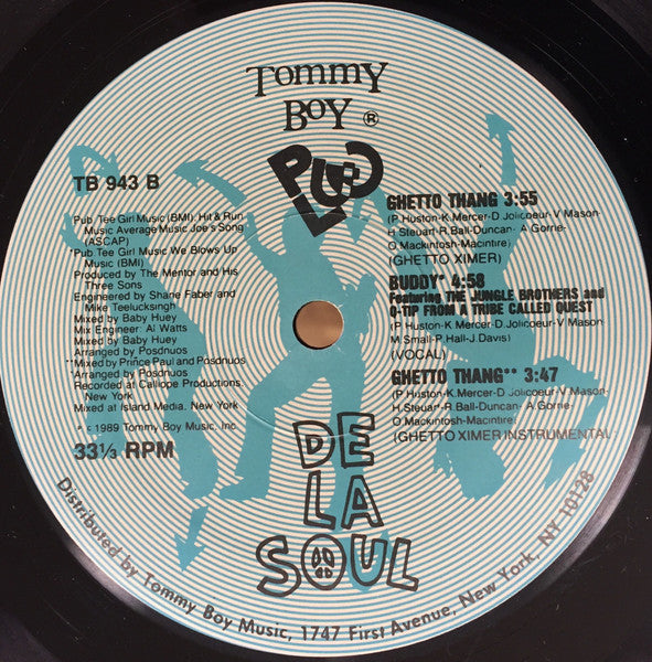 De La Soul - Buddy / Ghetto Thang