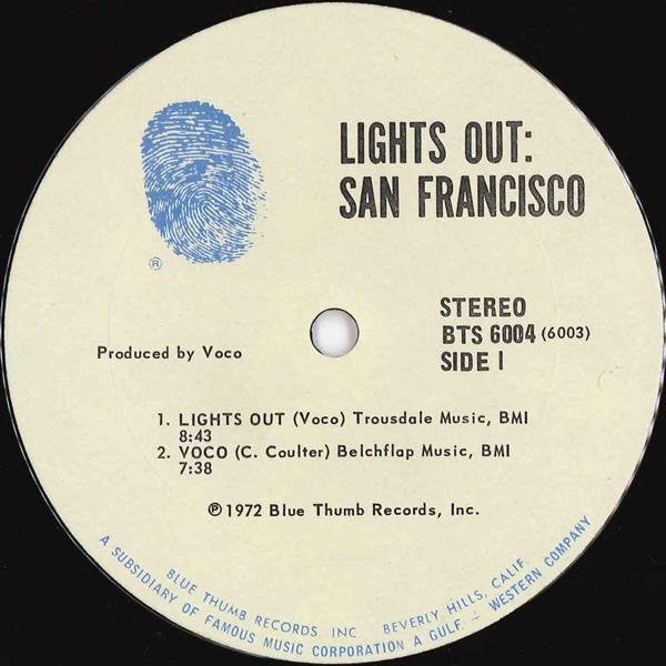 Various - Lights Out: San Francisco (Voco Presents The Soul Of The Bay Area)