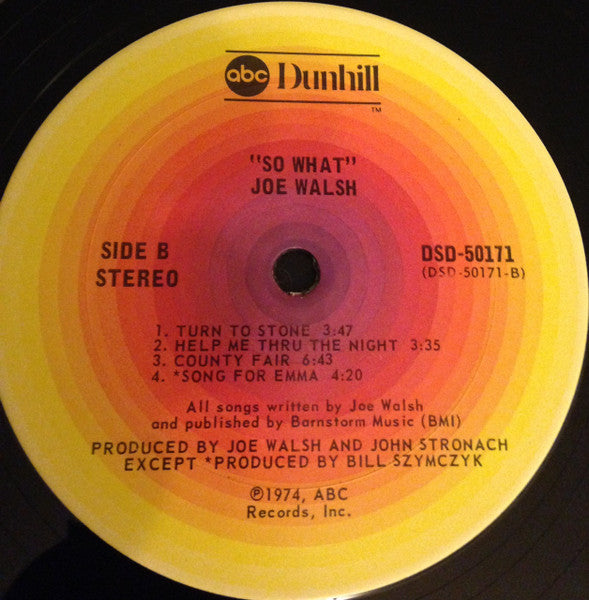 Joe Walsh - So What