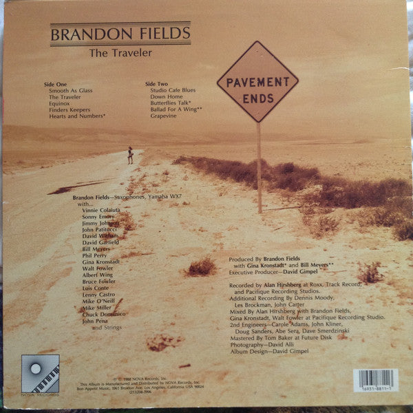 Brandon Fields - The Traveler
