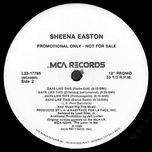 Sheena Easton - Days Like This