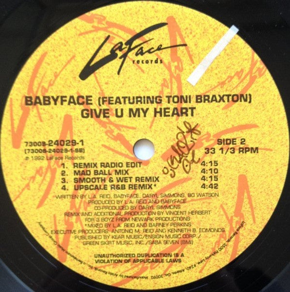 Babyface - Give U My Heart